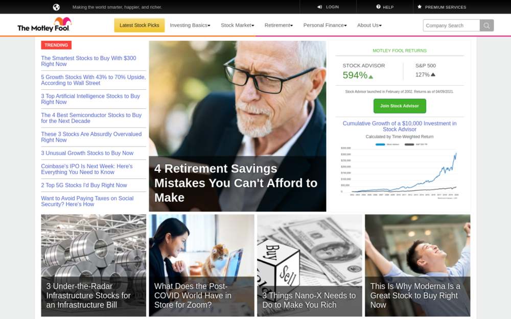 Visit website for The Motley Fool