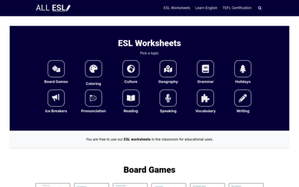 Visit website for Free Worksheets